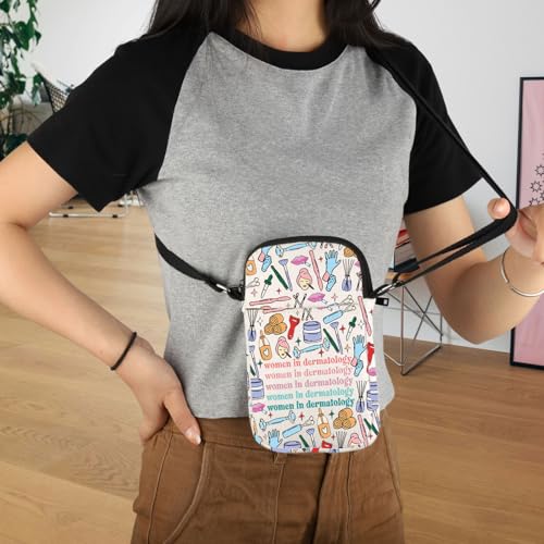 Dermatologist Gift Women in Dermatology Crossbody Bag Skin Care Specialist Gift 7
