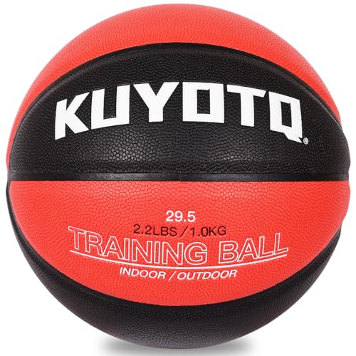 KUYOTQ 2.2lbs 29.5" Weighted Basketball Size 7 Composite Indoor Outdoor