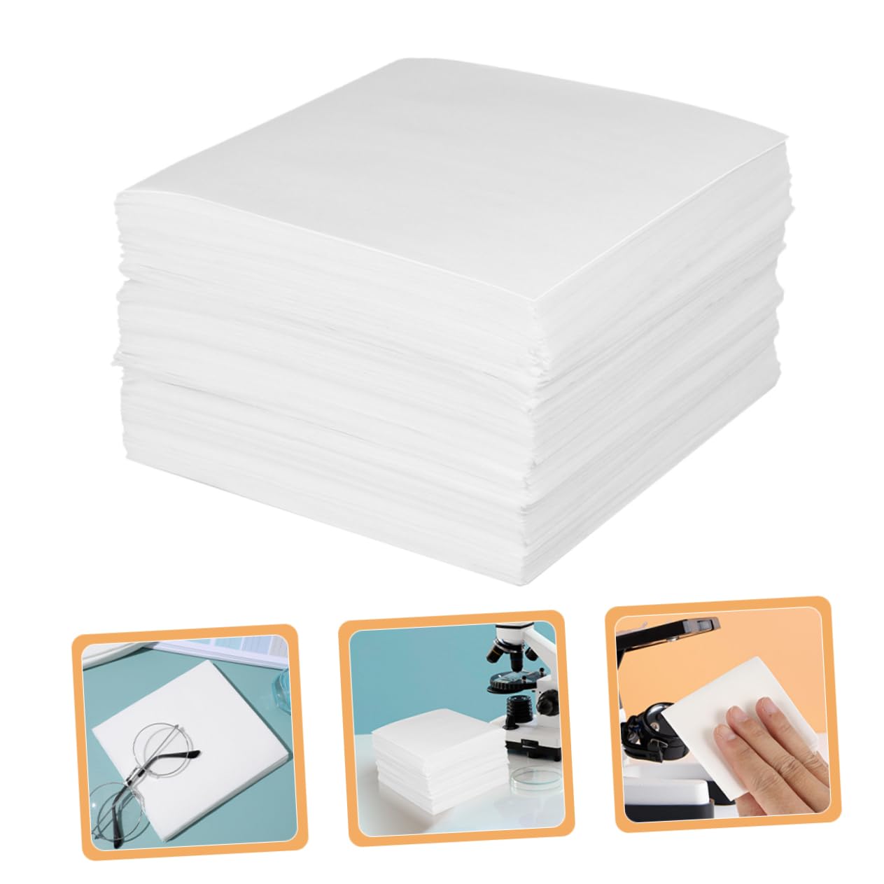 1200pièces Lingettes pour Lunettes et Écrans Électroniques Nettoyage sans Peluches Protection Rayures