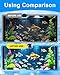 Cunina 4 Pack Bio Wheel Fish Tank Filters Compatible with Marineland Penguin 200B 350B, Aquarium Filters Replacement for 200 350 Assembly Biowheel Fish Tank Hang On Filter Part, PRBW2350B