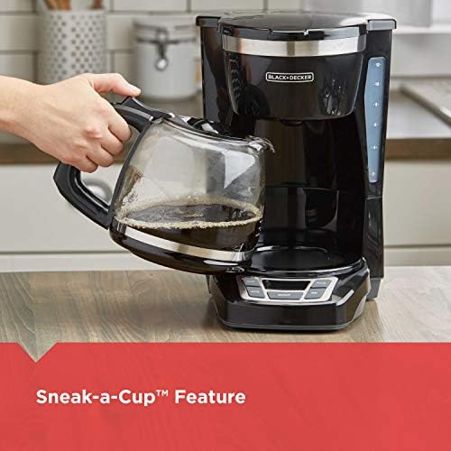 BLACK+DECKER 12-Cup Drip Coffee Maker with Vortex Brewing — view 6