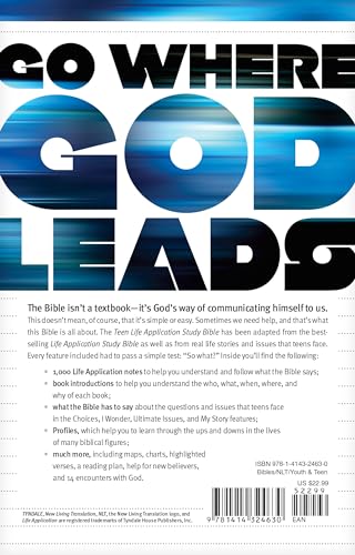 Tyndale NLT Teen Life Application Study Bible (Paperback), NLT Study Bible with Notes and Features, Full Text New Living Translation - Image 2