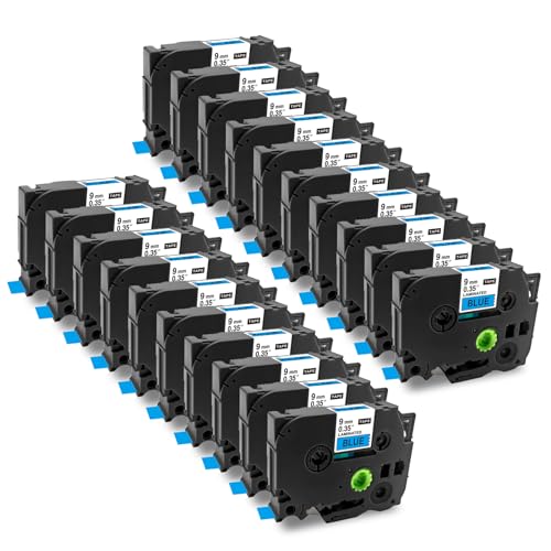 Sluxjet �݊� �s�[�^�b�` �e�[�v 9mm�� �n������ TZe-521 Tz-521 �e�v�� �u���U�[�H�� �s�[�^�b�`�L���[�u P-touch �ėp �e�[�v�J�[�g���b�W ����8m P�^�b�` �@��Ή� PT-P710BT PT-2500PC 20�Z