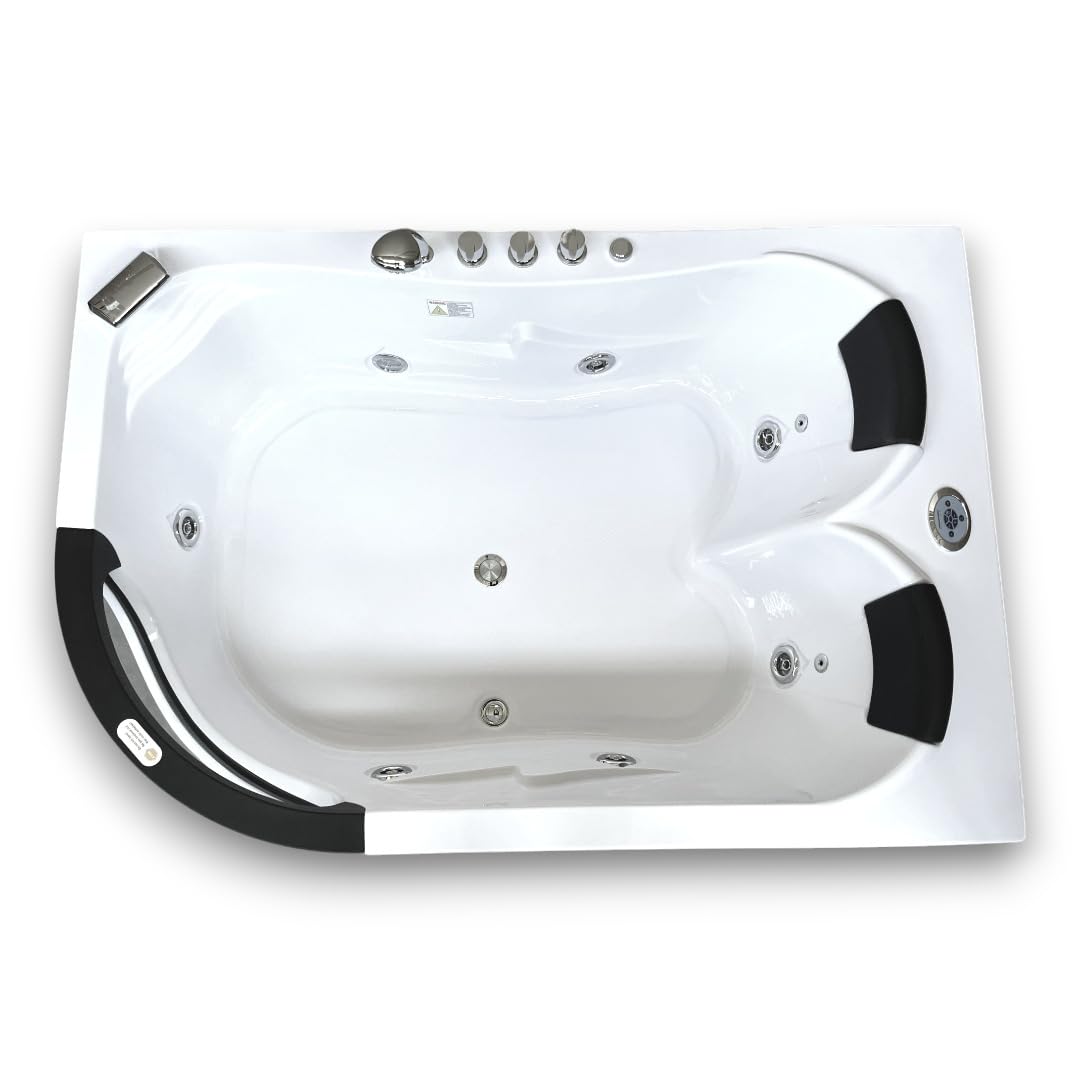 GRAFICA MA.RO SRL Spa con hidromasaje Elite Model 120 X 180 cm de esquina Bañera para