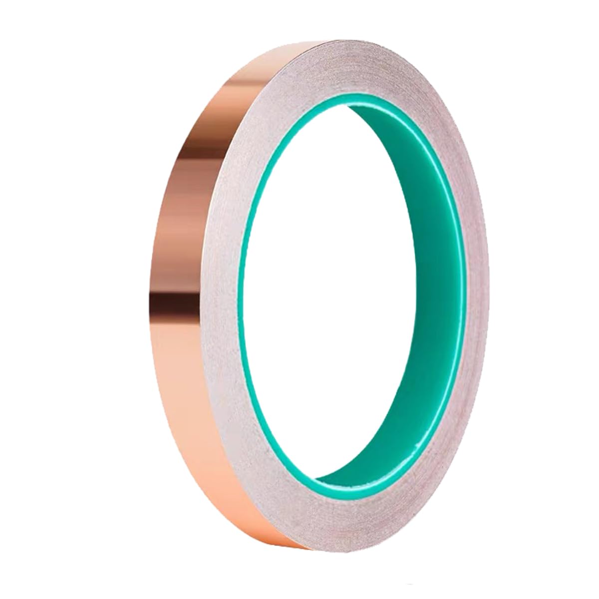 skycabinCopper Foil Tape with Double Sided Conductive,10mm x 25m Adhesive Copper Tape for EMI/RF Shielding,Electronics Repair,Paper Circuits,Electrical Bonding,Stained Glass,Grounding,Arts,DIY Crafts