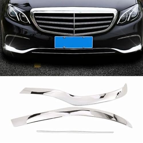 対応車種:メルセデス互換品 ベンツ互換品 E クラス W213 2016-2019 クローム ABS フロント バンパー プレート スポイラー スポイラー 装飾 カバー トリム AL-SS-2777 AL