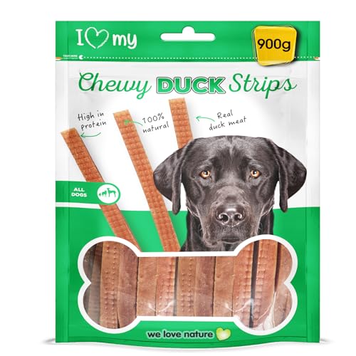 Chewy Duck Strips for Dogs 900g Value Pack 100% Natural High Protein Dog Treats