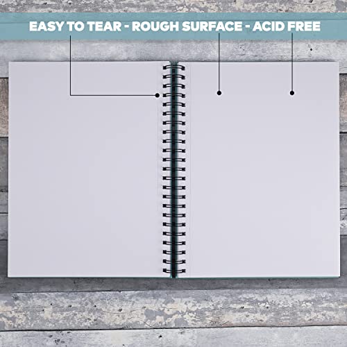 Vanli's Hardcover Mixed Media Sketch Book With Elastic Closure 9"X12", Bundled With 12 Pack Microline Pens Fine Point. Waterproof Archival Pens With Sketch Pad For Drawing #TOP3