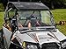 SuperATV Scratch Resistant 3-in-1 Flip Windshield for Polaris RZR (See FItment), Can be Closed, Vented Or Fully Open, Made of 1/4