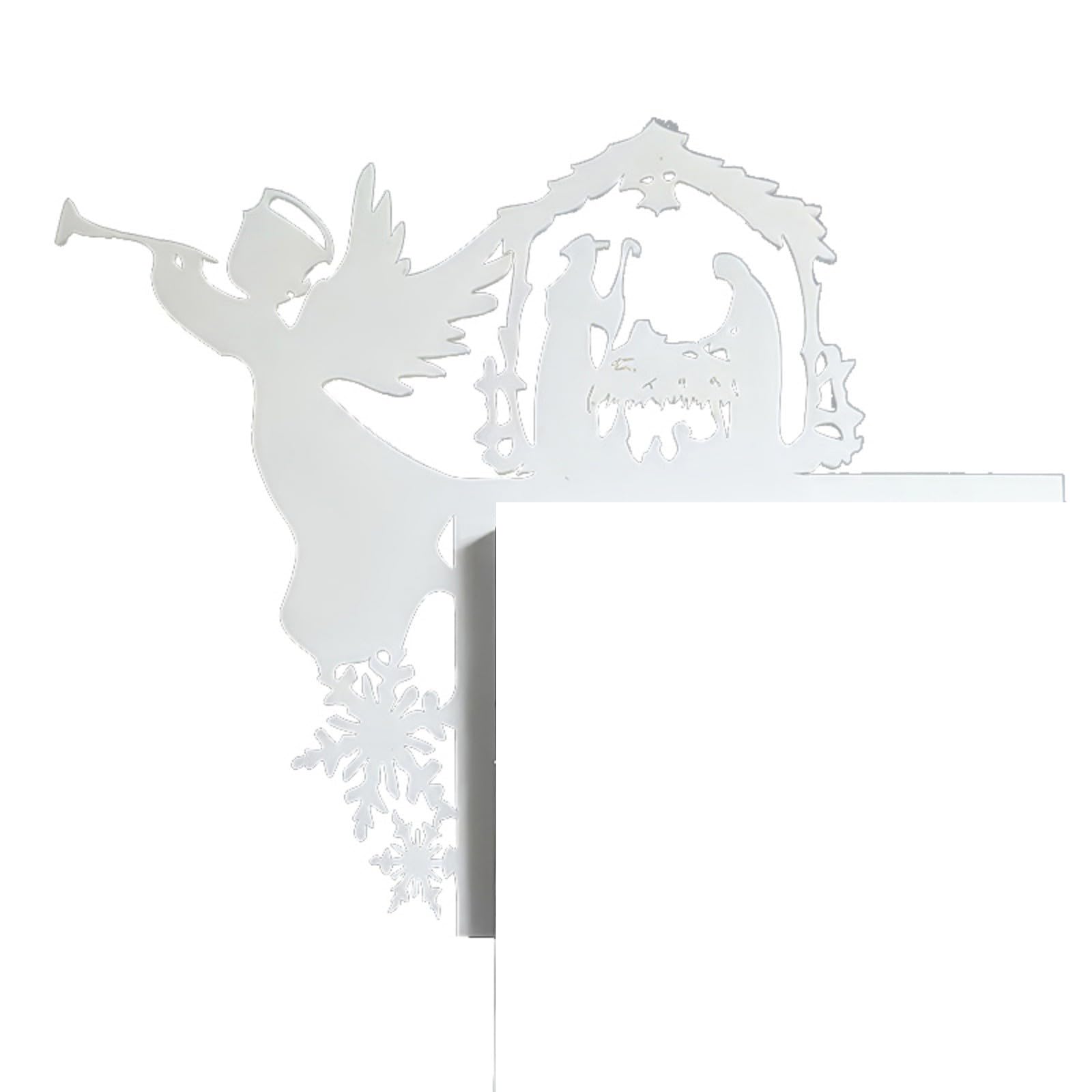 Jazuaiao Angel Type Christmas Door Frame Decoration With Multiple Designs Door Frame Decoration Christmas Wall Art Upgrades For Holidays Cheer Decors