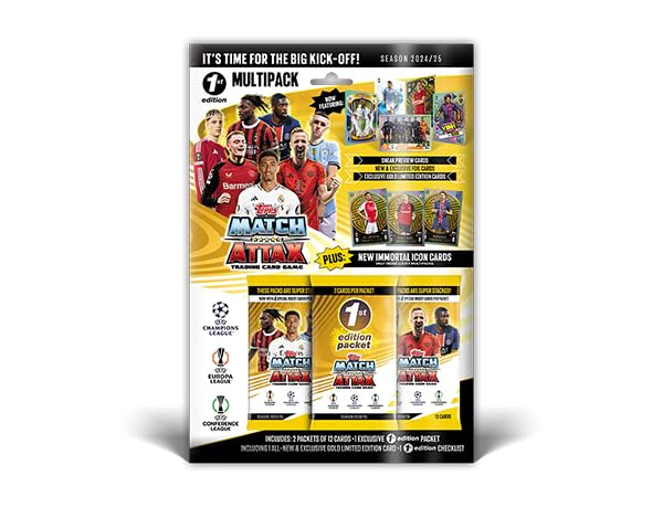 Topps Match Attax para la temporada de Champions League 2024/25-1st Edition Multipack