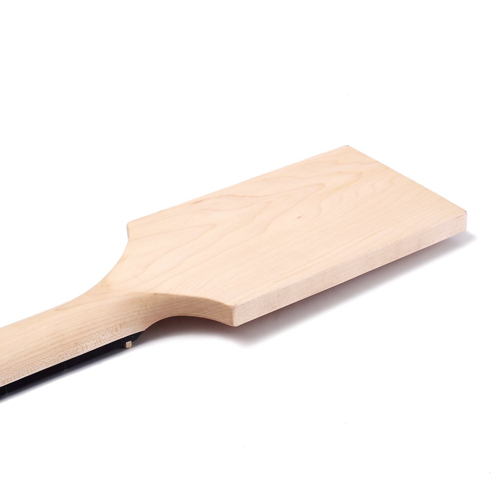 RuiJOTWAT Unfinished Guitar Neck Maple Paddle Headstock 22 Fret For Electric Guitar Neck Replacement White Dot - Image 3