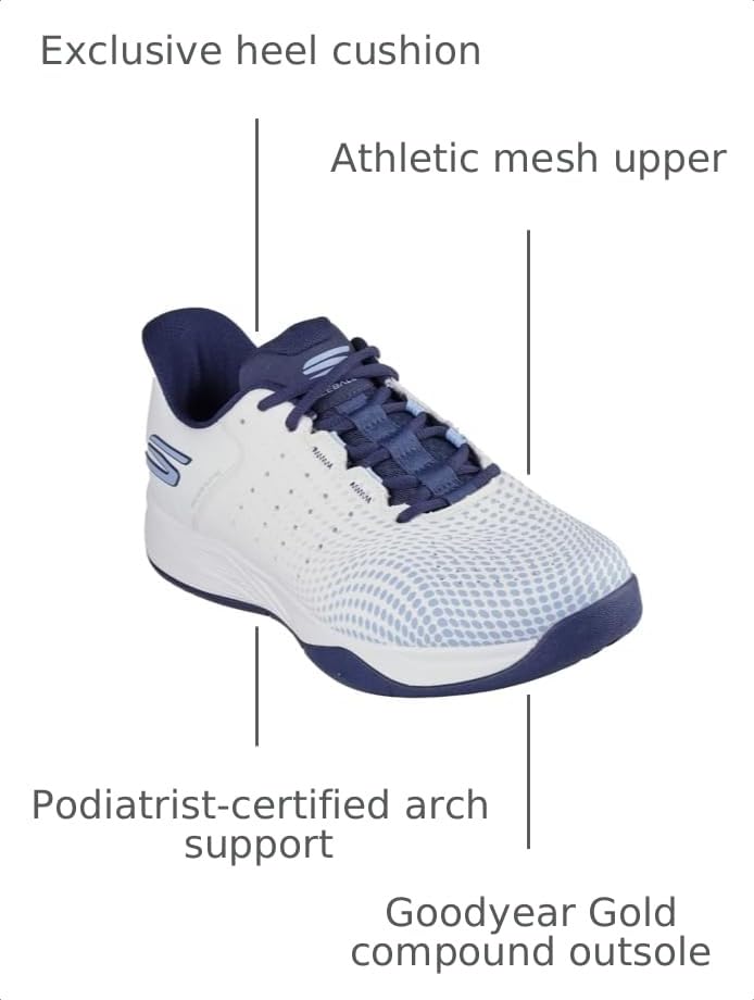 Image of Skechers Men's Viper Court Reload Hands Free Slip-Ins Sneaker