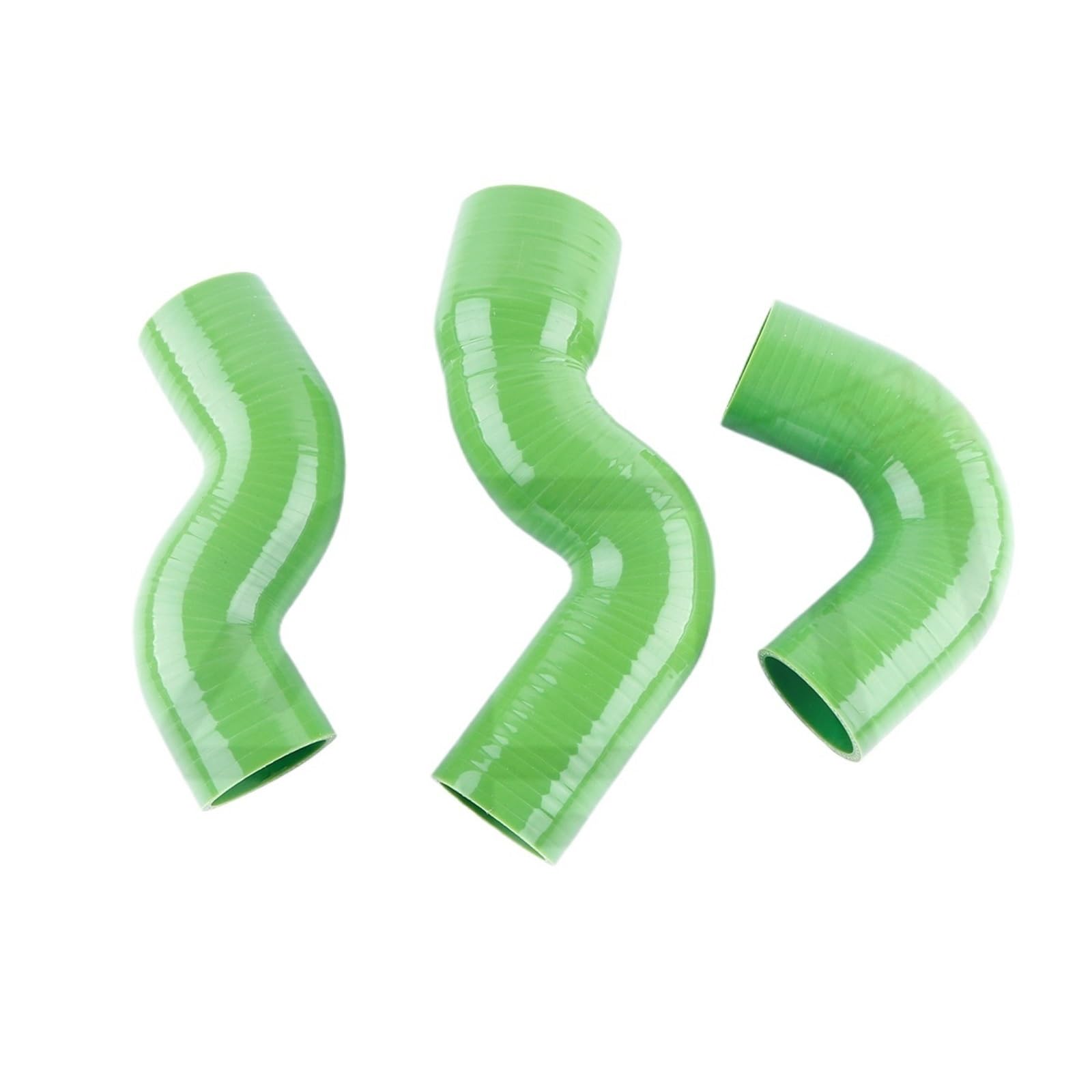 Straight Reducer Hose Coupler Car Silicone Turbo Intercooler Hose Parts 4PLY fit for Land Rover Defender TD5 1998-2016 3PCS(Green)
