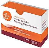  Last Minute Check - Pharmazeutische Technologie/Biopharmazie: 300 Karteikarten mit Aufgaben und Lösungen / 2. StEx Pharmazie
