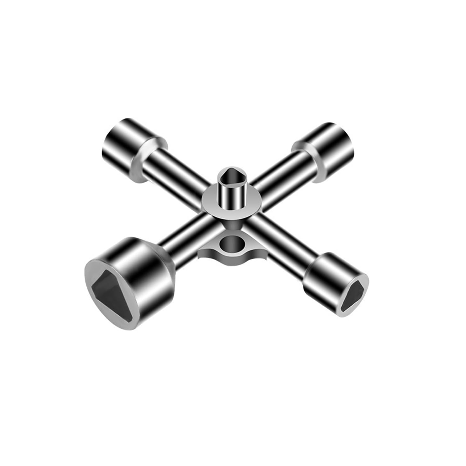 Llave universal ARWIG, llave triangular, llave cuadrada, llave para armario eléctrico, llave de bolardo, llave de construcción, llave de barrera, llave cruzada para fontaneros, llave para contenedor