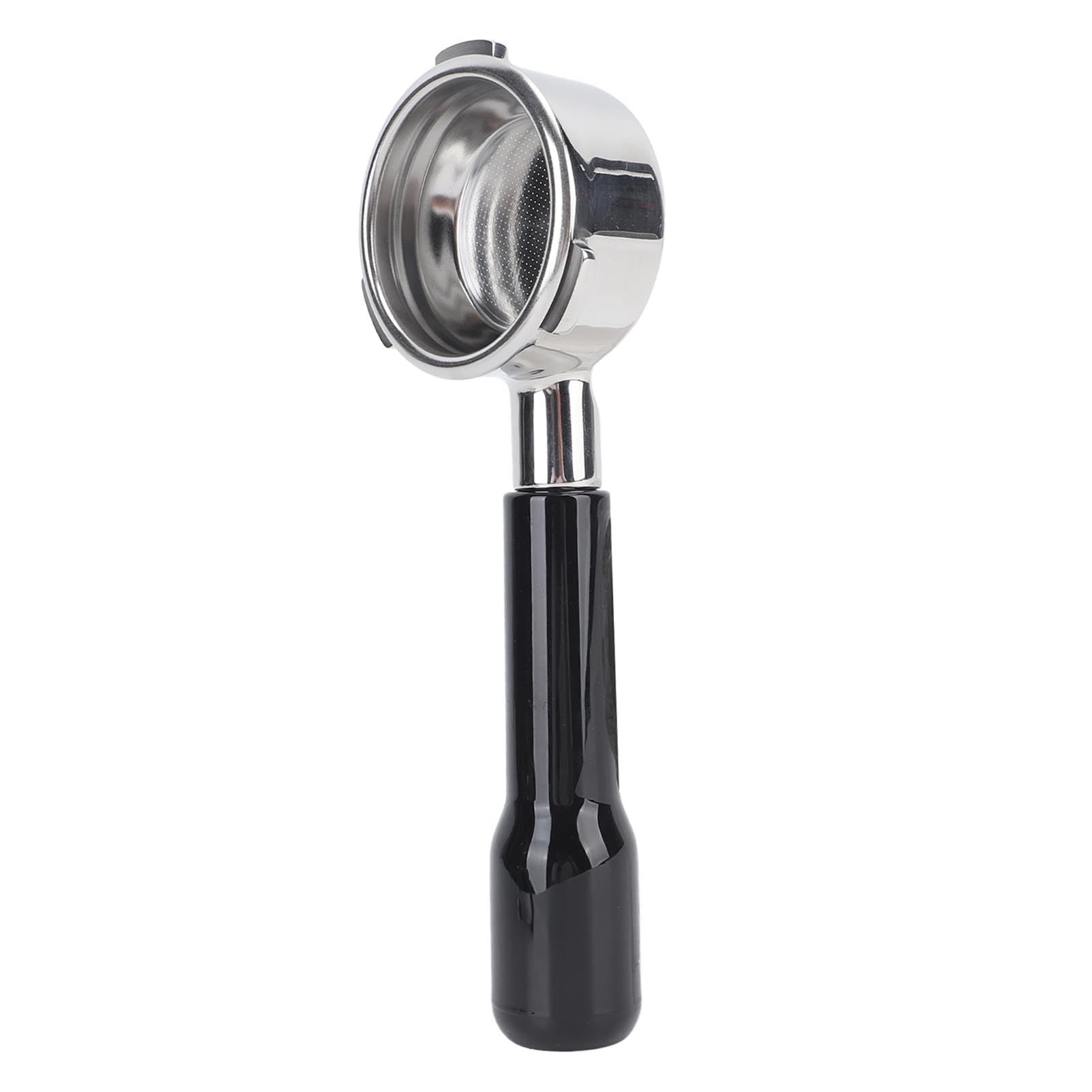 Portafiltro sin Fondo de 58 Mm y 3 Orejas, Portafiltro sin Fondo de 58 Mm Mejora de la Extracción Resistencia a la Corrosión Desmontable Seguro para (Negro)