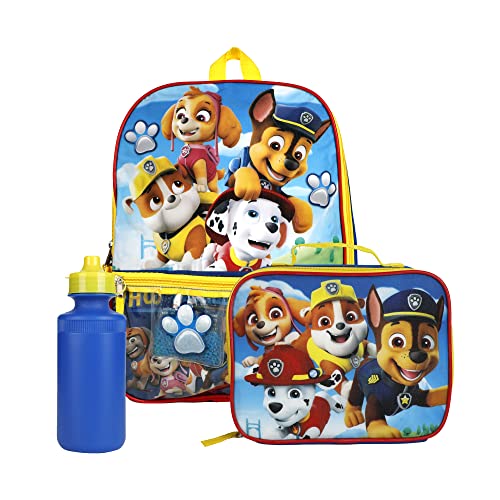 Sac à dos Paw Patrol bleu kit de 4 pièces le cadeau idéal pour l'anniversaire d'un enfant