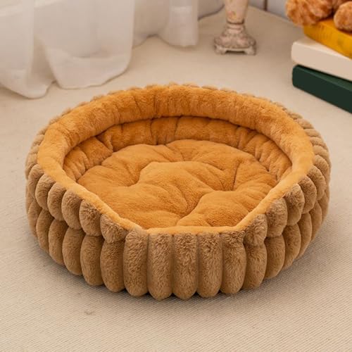 Lit donut pour petit chien et chat d'intérieur lavable et chaud - 3