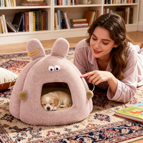 Petite maison pour chaton idéale pour dormir en hiver - 3