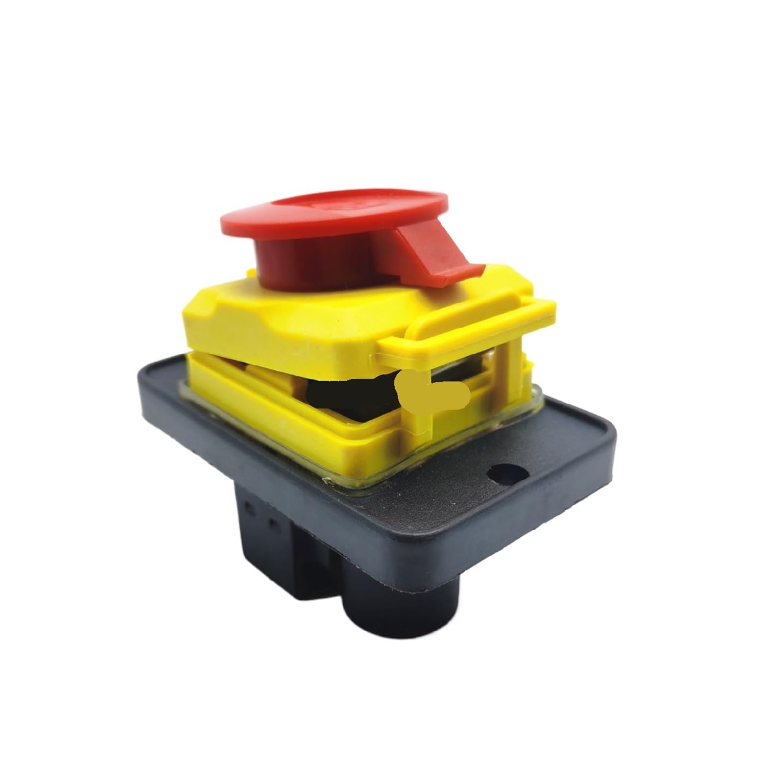 Interruptor pulsador de emergencia electromagnético impermeable de 7 pines, 15 A, 400 V, for máquinas herramienta de jardinería