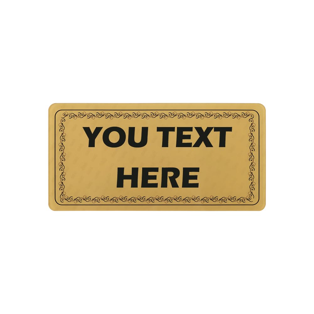 Custom Personalizable House Number Sign Indoor Outside Door Sign Acrylic Wall Custom Name Sign Plate Wall Signs for Home Office Hotel Mailbox - 7.8 *