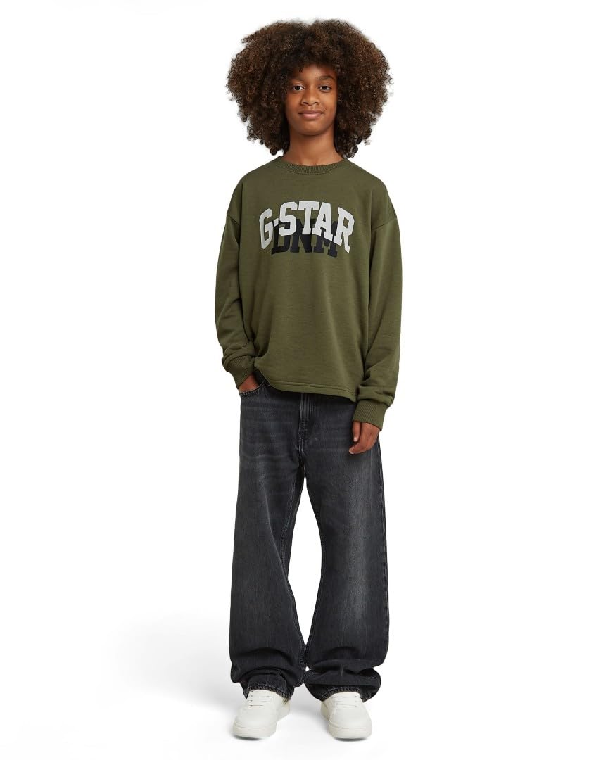 G-Star Crew Sweater Reg Ub Felpa Bambini e Ragazzi