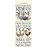 calendario para cocina 2019 Estilo: calendarios de pared. Emma Bridgewater Rise & Shine Chickens Slim Calendar 2020