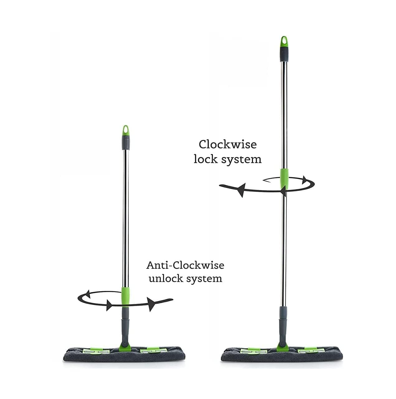 Flat Floor Cleaning Mop - Extendable Handle -3