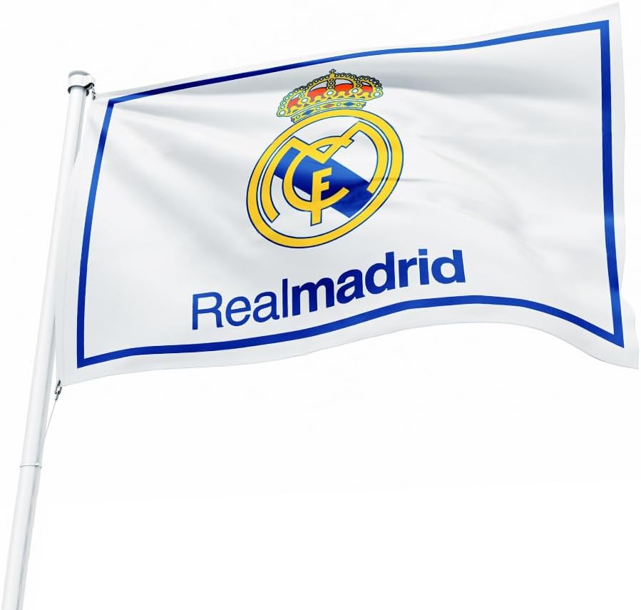 Real Madrid Flag Banner 3x5 feet Soccer Durable Indoor or Outdoor Football Soccer 2Grommets