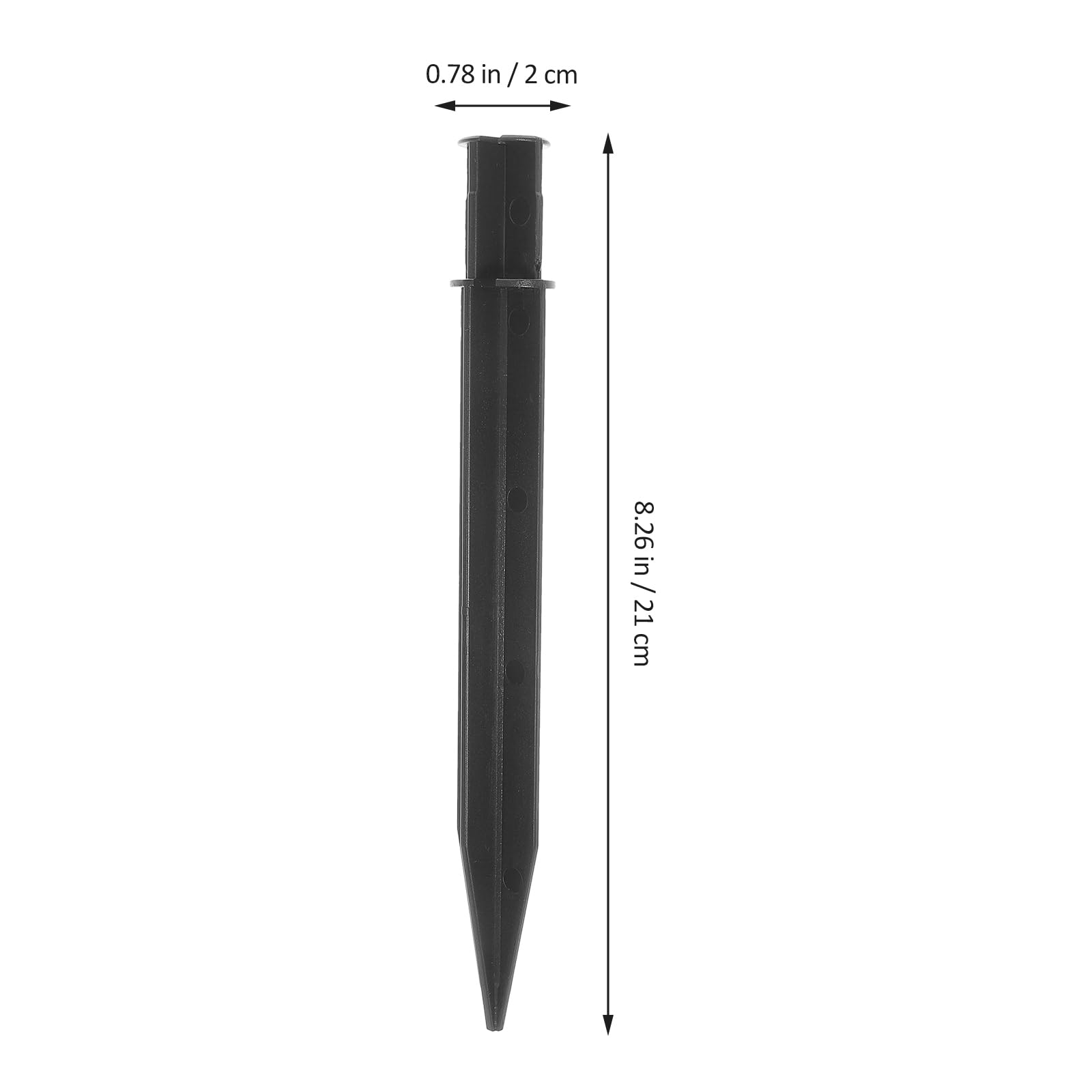 OSALADI Solar Lawn Lamp Floor Inserts 8Pcs Plastic Garden Stakes Replacement for Outdoor Pathway Lighting Waterproof Solar Outdoor Garden Lights - Image 3