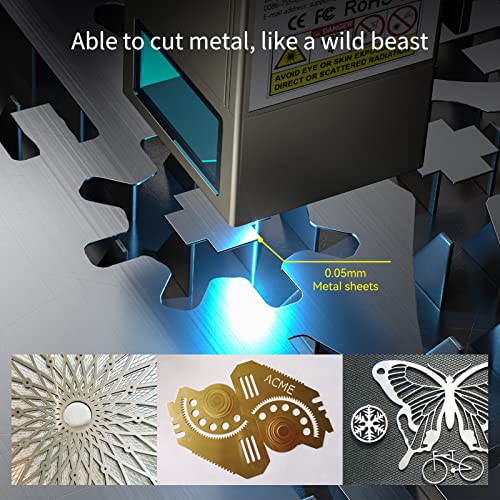ATOMSTACK S20 Pro Máquina de Corte de Gravação a Laser Potência a Laser 20W 400x400mm Área de Gravaç