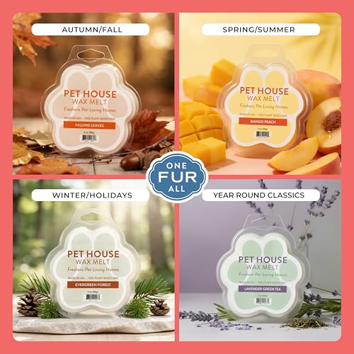 Image of Pet House Scented Wax Melts Long-Lasting, Pet-Friendly Plant Based, Wax Melts for Home, Vanilla Creme Brulee 3 OZ Each, 2 Pack