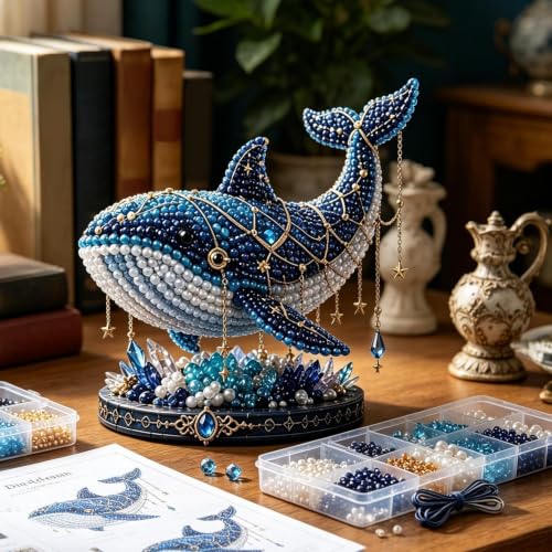 Kit de abalorios 3D de animales para crear un águila hecha a mano en casa 3