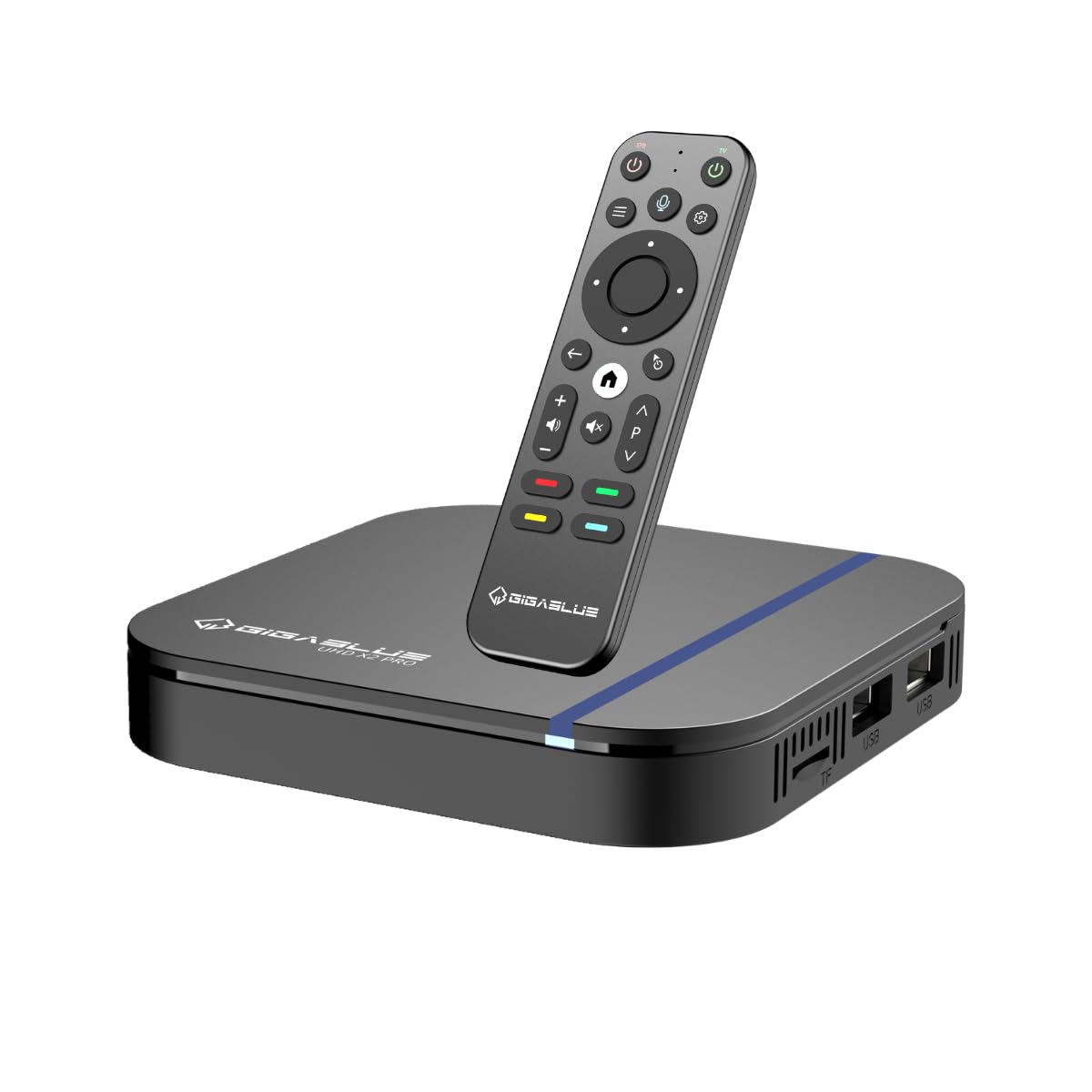 GigaBlue UHD X2 PRO 4K Streaming Box | Android 12 | WiFi 6 | 4 GB RAM 32 GB ROM | Allwinner H618 Quad-Core | HDMI, USB, LAN | IP Stalker TV i OTT Media Player