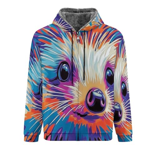 Sweat-shirt pour hommes chaud en polaire épaisse pour ne plus souffrir du gel