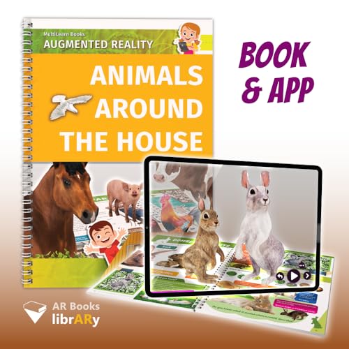 AR Books LibrARy - Animals around the House (Augmented-Reality-Buch auf Englisch)