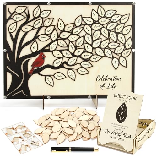 GiftGlow Guest Book Alternative with Robin Design