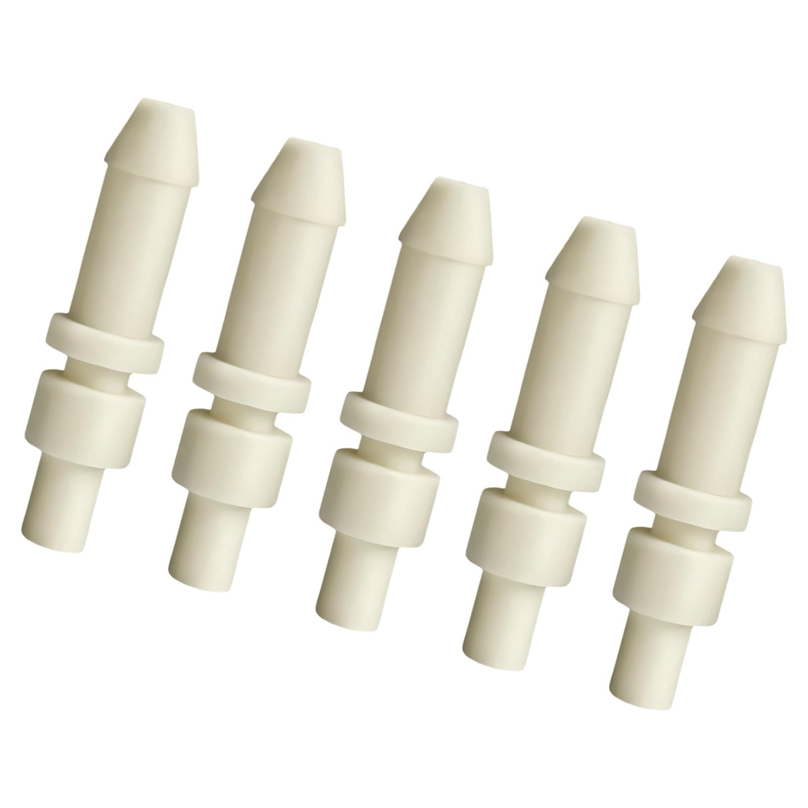 COOLHOOD 5Pieces High Function I Type Fitting for 4x8mm Tube Coffee Machine Repair Part Suitable for Various Coffee Makers Home Maker Equipment