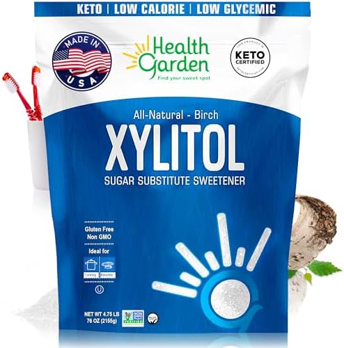 Health Garden Birch Xylitol Sweetener - Xylitol Sugar Substitute - 4.75 lb