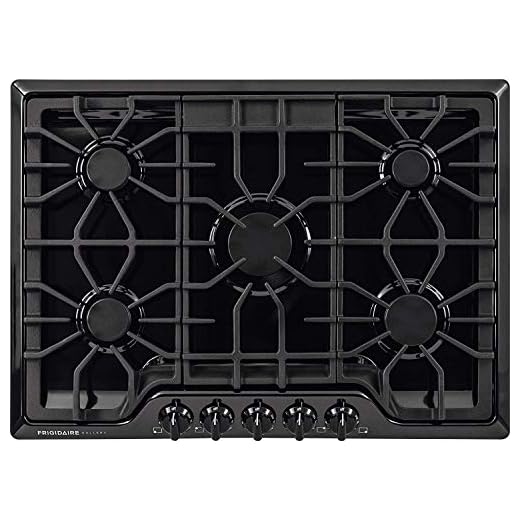 Frigidaire FGGC3047QB Gallery 30-Inch Gas Cooktop, Black
