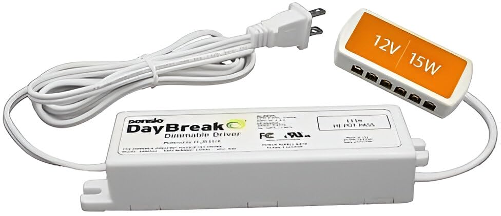 Transolid SA40590 Sensio Daybreak 12V 15W Dimmable Driver with 12 Port ML Block