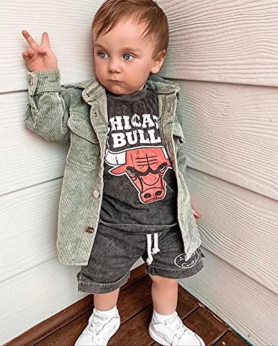 Toddler Baby Boy Girl Shirts Fall Winter Corduroy Jacket Kids Button Down Shirt Solid Color Tops (Green, 18-24 Months) #TOP1