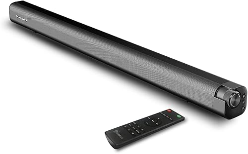 Chaowei Barra de sonido para Smart TV de 37 pulgadas, 120 W, altavoz Bluetooth 5.0 con subwoofers integrados, sistema de sonido envolvente 3D de 2.1