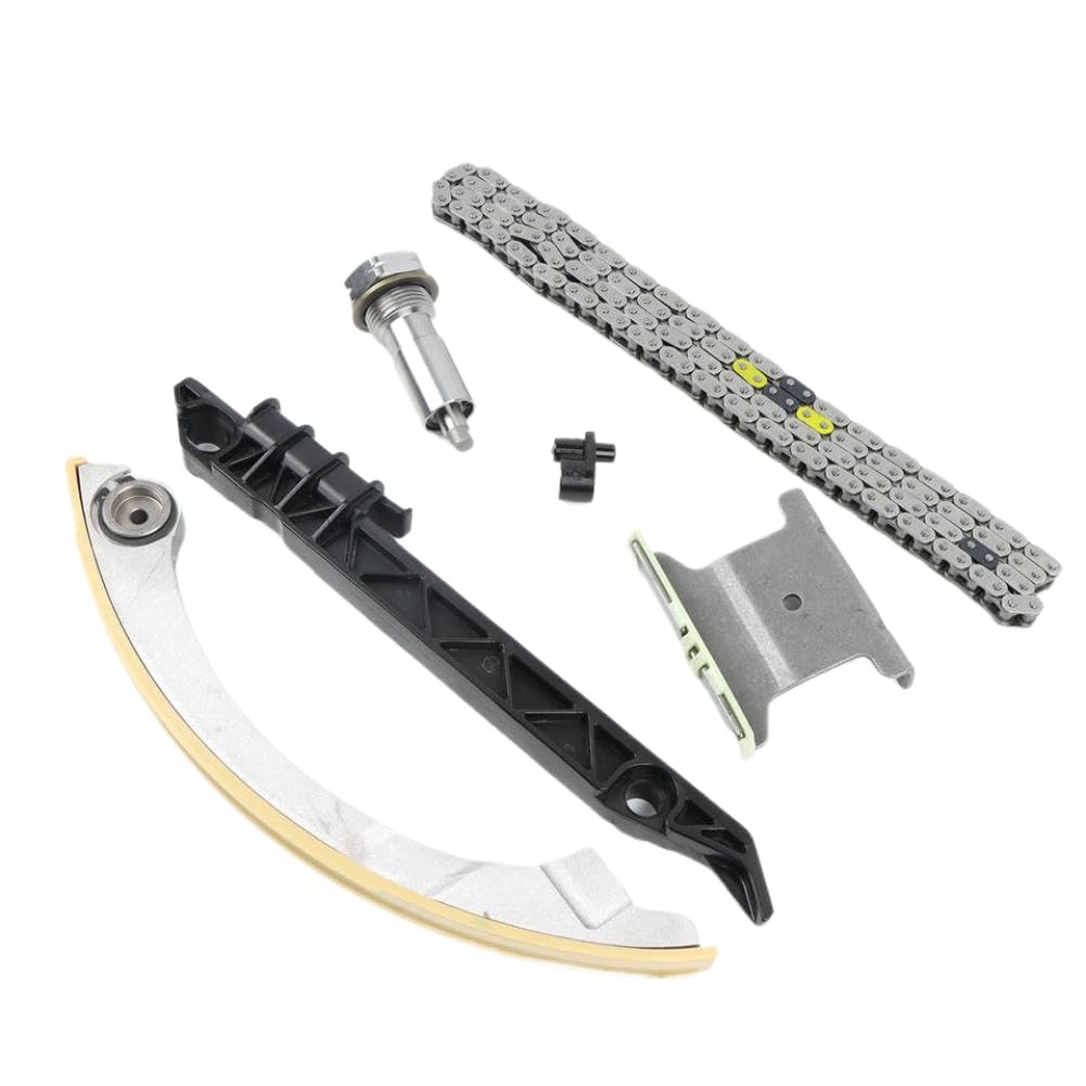 Kit de cadena de distribución del motor con juego de cadena de distribución y tapón de aceite compatible con TKC8002