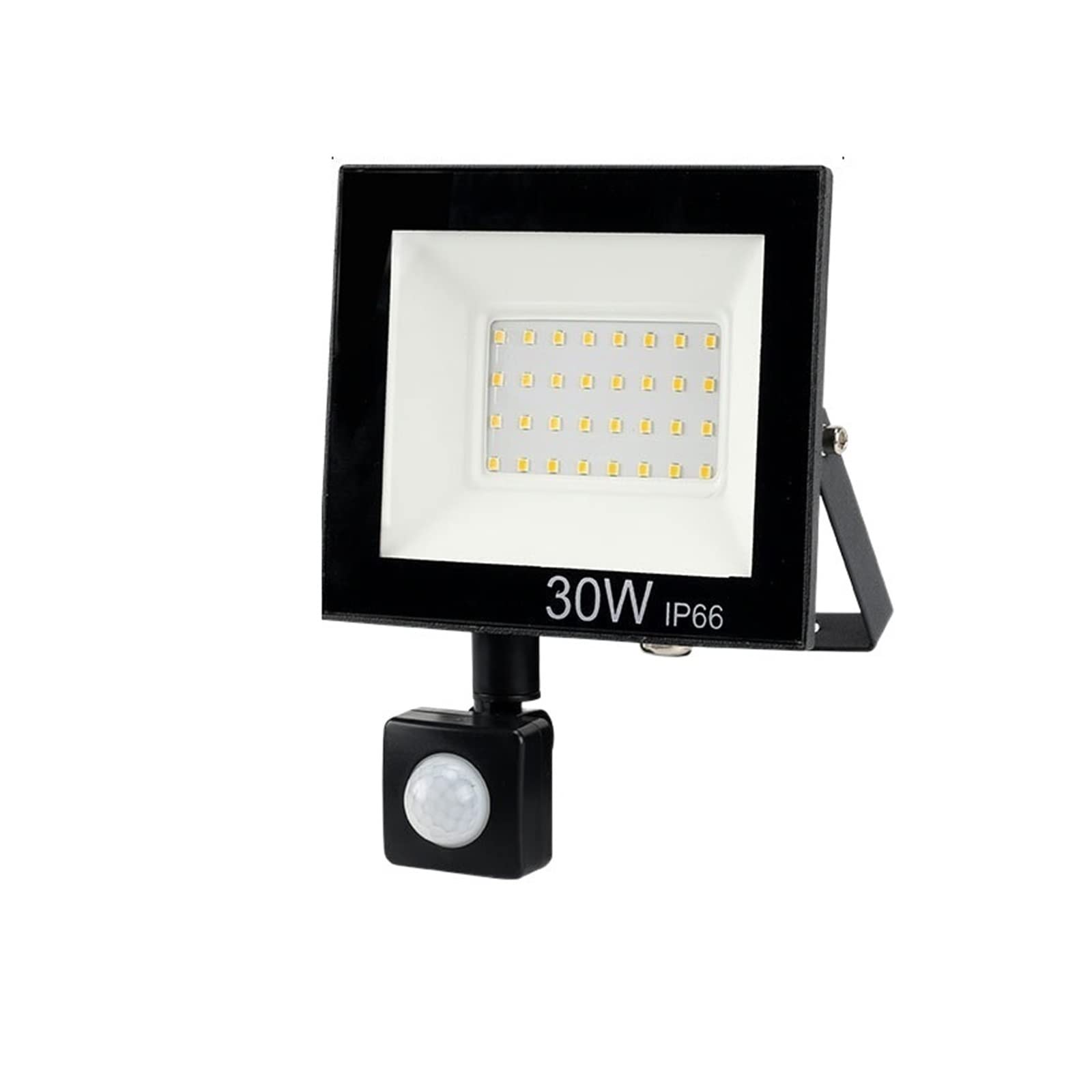 Naświetlacz LED, Czujnik ruchu DOPROWADZIŁO Reflektor 1 0W 30W 50 W. Wodoodporny Pir zewnętrzny lampa ścienna światła reflektora(5500 7000k,30W)