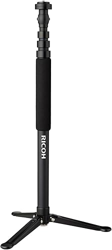 Miniatura 2 de Ricoh Theta Stand TD-1 soporte de monopié compacto, estable y versátil que es compatible con todos los modelos Theta. (910821) negro