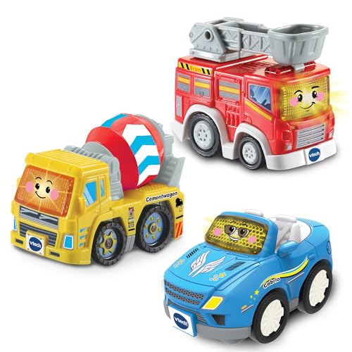 Vtech Toet Toet Auto' Trio pack: Collin Cabrio Sepp Cementwagen Bram Brandweer - vue 2