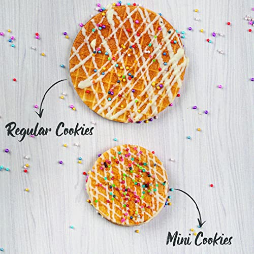 Image of NOVANOVA White Chocolate Waffle Cookies -Vegetarian, 100% Eggless | No Added Preservatives | Freshly Baked For You - Box Of 24, 480 Gram