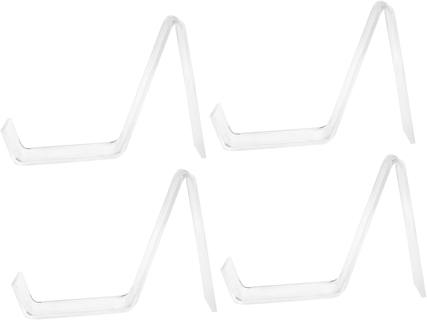 Amosfun 2sets Shoe Rack for Entryway Tall Adjustable Shoe Storage Rack Retail Display Shelf 2pairs*2
